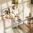 Bed Frame with Adjustable Sliding Side Table-1829514910