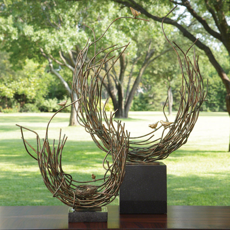 Bird's Nest-Verdi, 21.5" H x 15.5" W x 5.25" D