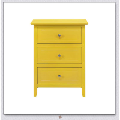 Table de chevet moderne avec une conception durable et compacte, parfaite pour ajouter une touche de couleur à votre chambre à coucher