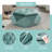Elegant Velvet Polygon Diamond Tufted Storage Ottoman-179481744