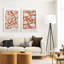 2 Piece Wrapped Canvas Wall Art