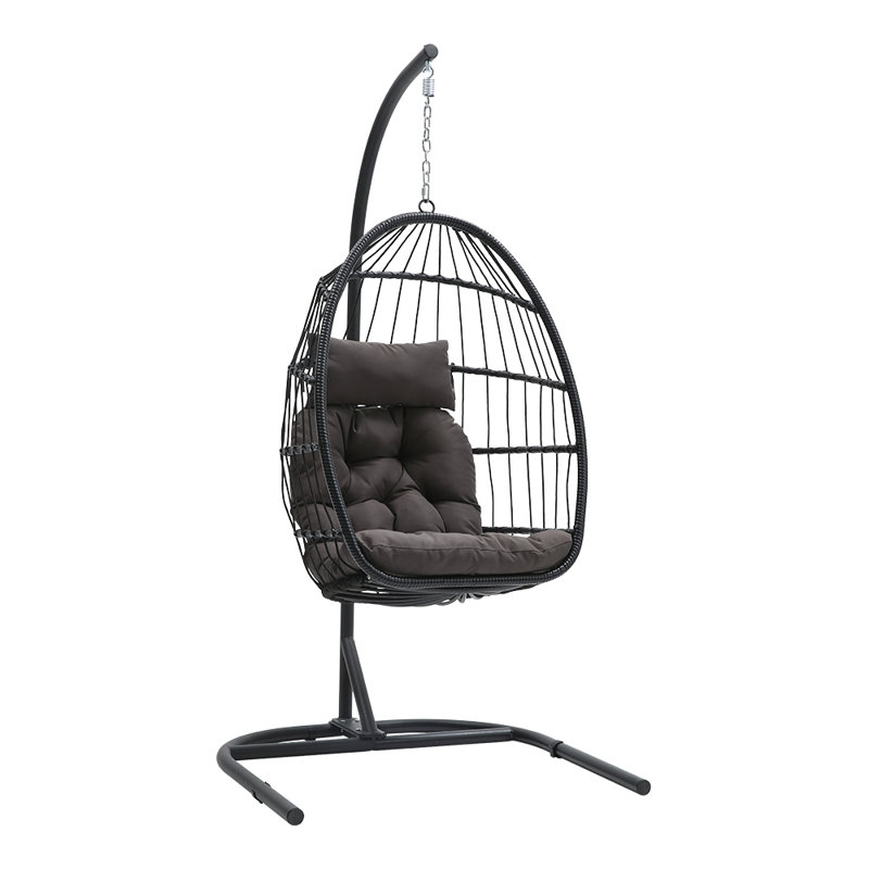 Outdoor Hanging Egg-Shaped Chair