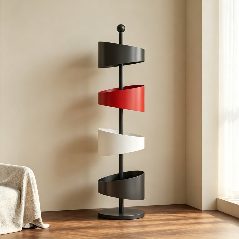 Support de rangement en métal Spiral