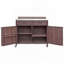 Armoire de cuisine d'extérieur 39,4 "avec plateau en acier inoxydable et porte-couteaux-504071897