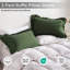 Paquet de 2 taies décoratives à bord froncé, enveloppes décoratives pour chambre à coucher-131278704-131278714