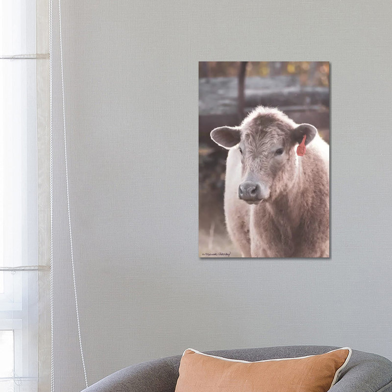 Portrait Of A Cow by Melissa Hanley - Wrapped Canvas Print, 66.04 cm H x 45.72 cm W x 3.175 cm D