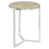 Light Brown Top/Silver Leaf Base