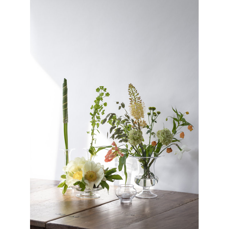 Old English Handmade Glass Table Vase