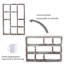 9 Piece Pine Solid Wood Floating Shelf-75973913
