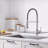 AlenArtWater Pull Down Kitchen Faucet-101165961