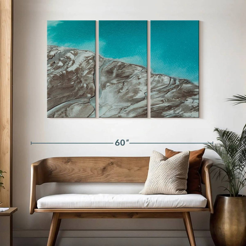 Gillard River Delta, 32" H x 50" W