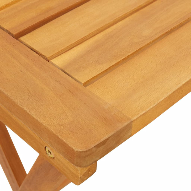 Arletta 50cm Solid Wood Rectangular Folding Table