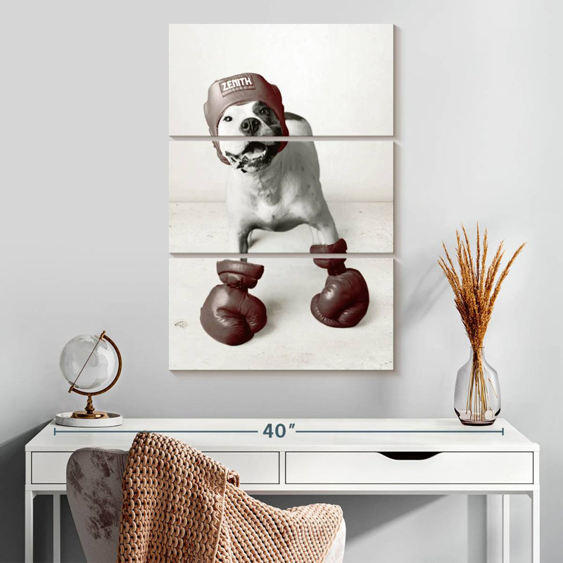 Ketti Boxing Dog, 32" H x 20" W
