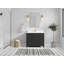 Sonoma X P 22 po Meuble-lavabo simple en D avec comptoir en quartz-110493807