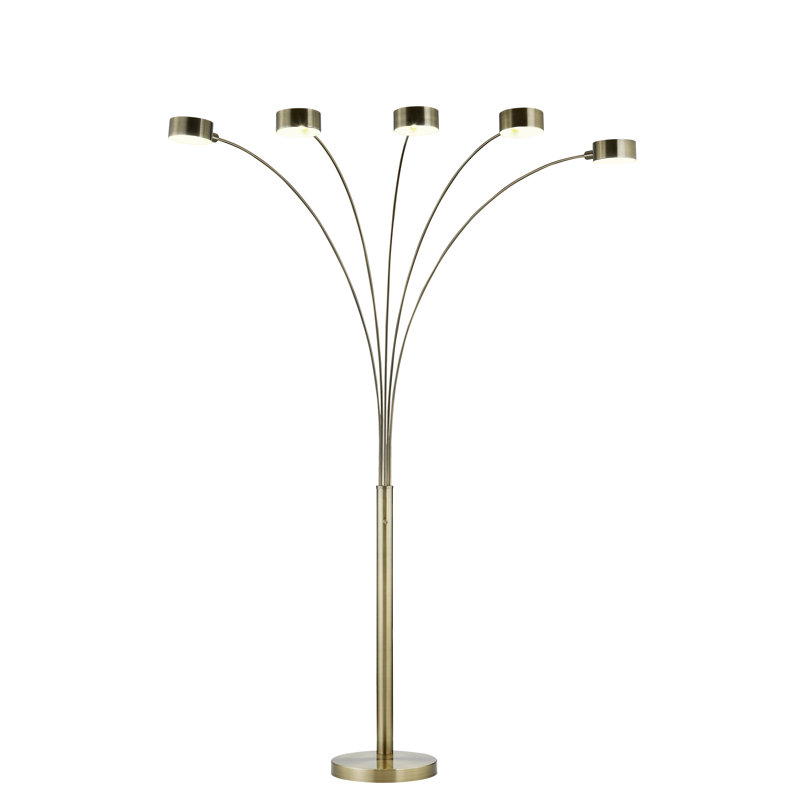 Artiva Pro  5-Arched LED Lamp with Dimmer,7W-3000K