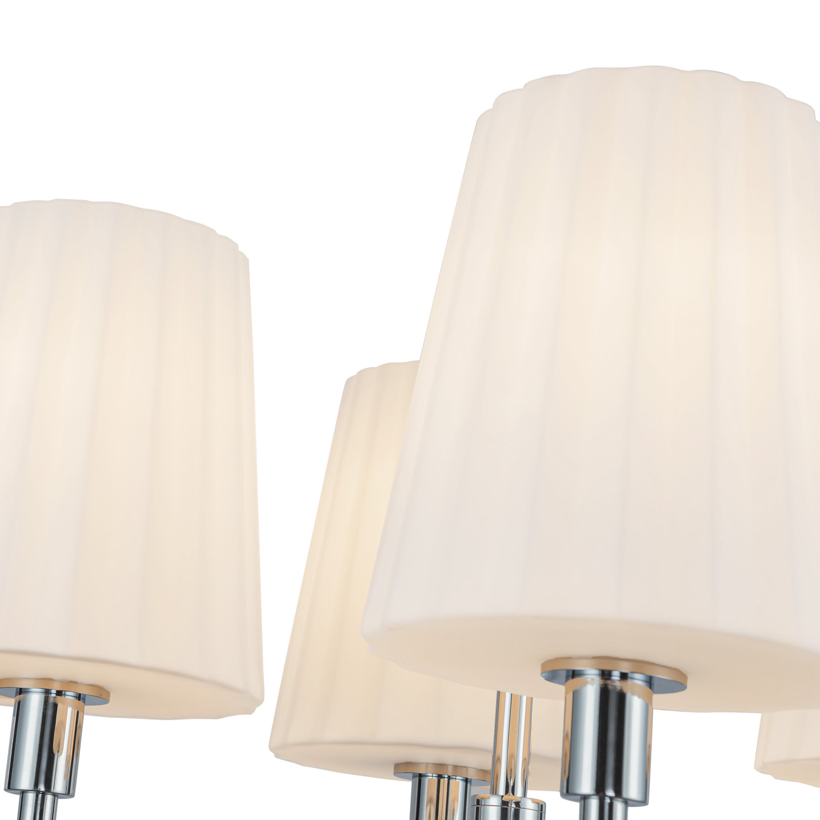 Tindra 4 - Light Metal Dimmable Chandelier, Chrome