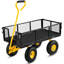 Mesh Steel Wagon Cart with Removable Sides-83172286