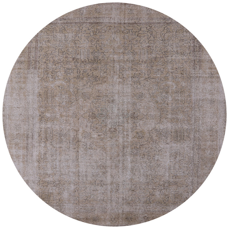 Tapis brun Sacha, Rond 4 pi