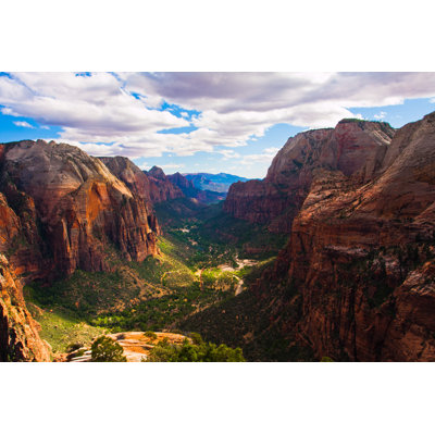 Beautiful Landscape In Zion National Park, Utah by Lorcel - No Frame Print