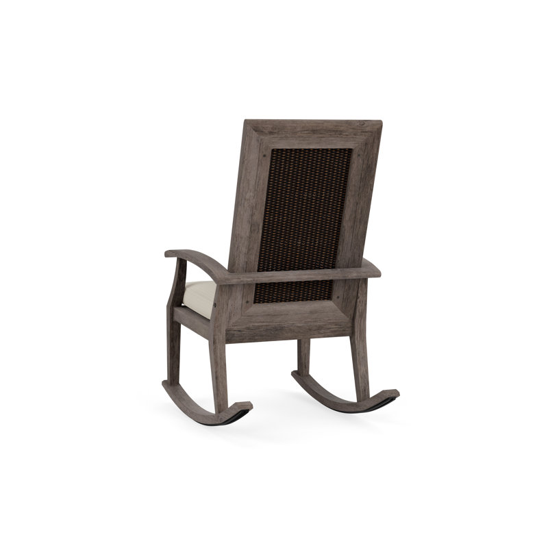 Frontier Outdoor Rocker Chair, Mink, Canvas Natural