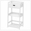 Table de chevet 1 tiroir blanche-111566077