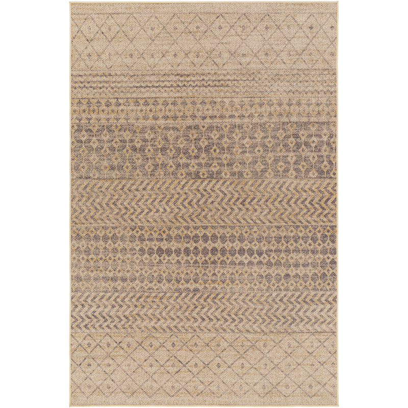 Elizabeth Moroccan Machine Washable Area Rug, Rectangle 9' x 12'