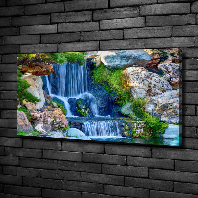 Waterfall - No Frame Print on Canvas