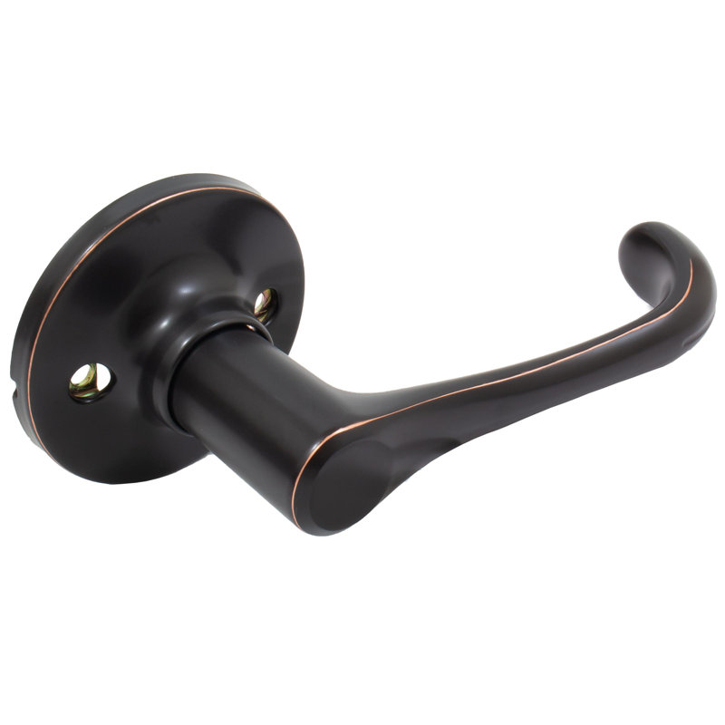 Memphis Single Dummy Door Lever, Vintage Bronze