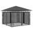 Caringorm Gazebo With Mosquito Net&LED String Lights 3X3x2.73-63857186