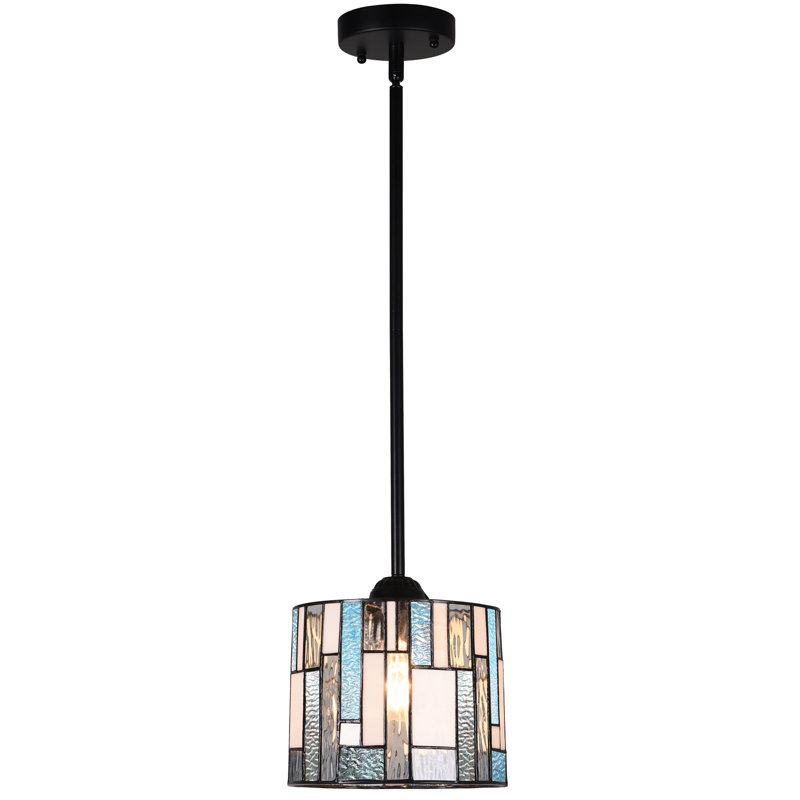 1 - Light Blue Kitchen Island Dome Pendant