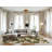 Machine Washable Botanical Brown Area Rug-454000972