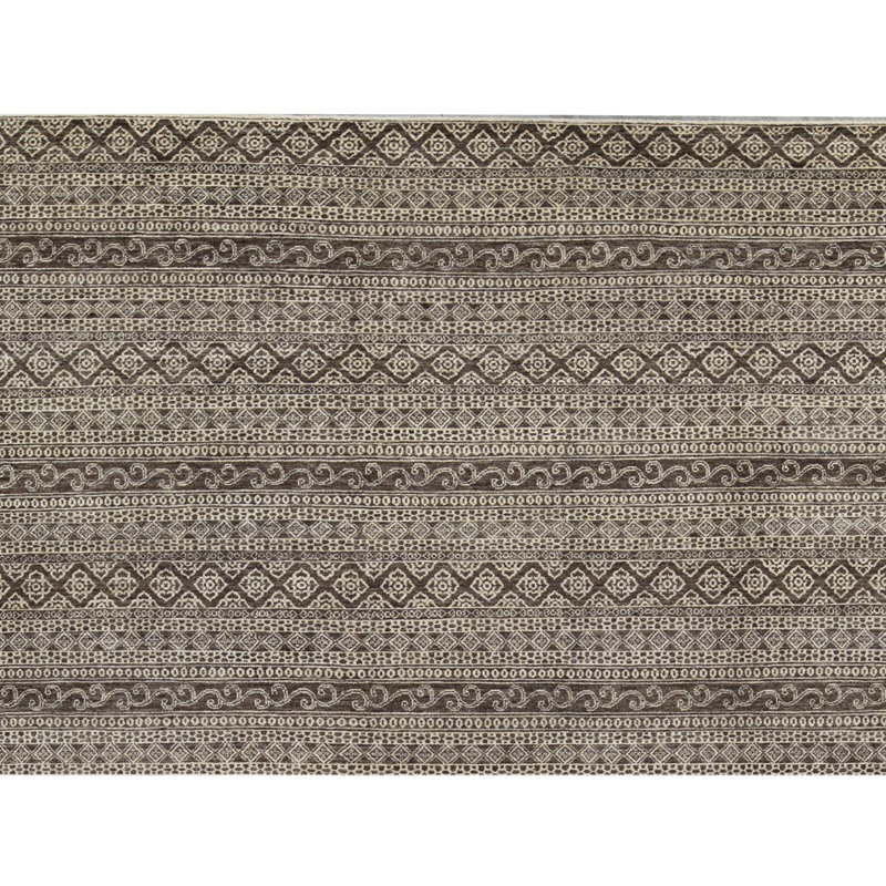 Hand-Knotted High-Quality Brown Area Rug