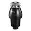 Broyeur à déchets, broyeur d'aliments à alimentation continue 1/2 HP 3450 tr / min, système de broyage à 3 boulons avec réduction du bruit, cordon d'alimentation et garde-boue pour éviers de cuisine