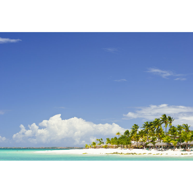 Aruba Beach - Wrapped Canvas Print, 81cm H x 122cm W x 3.8cm D