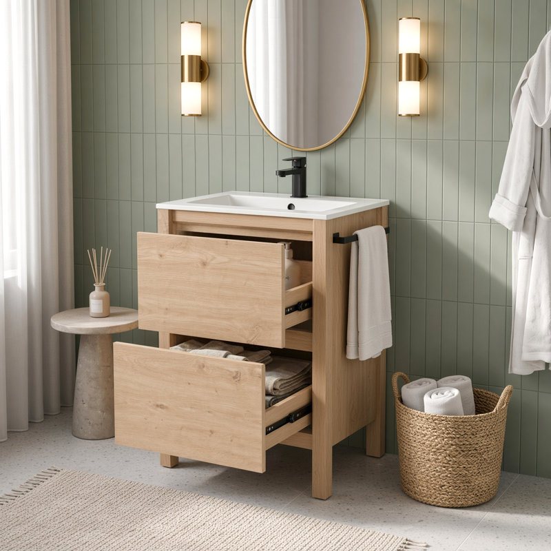 Single Bathroom Vanity with Top