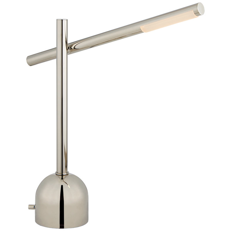 Rousseau LED Desk Table Lamp, Polished Nickel