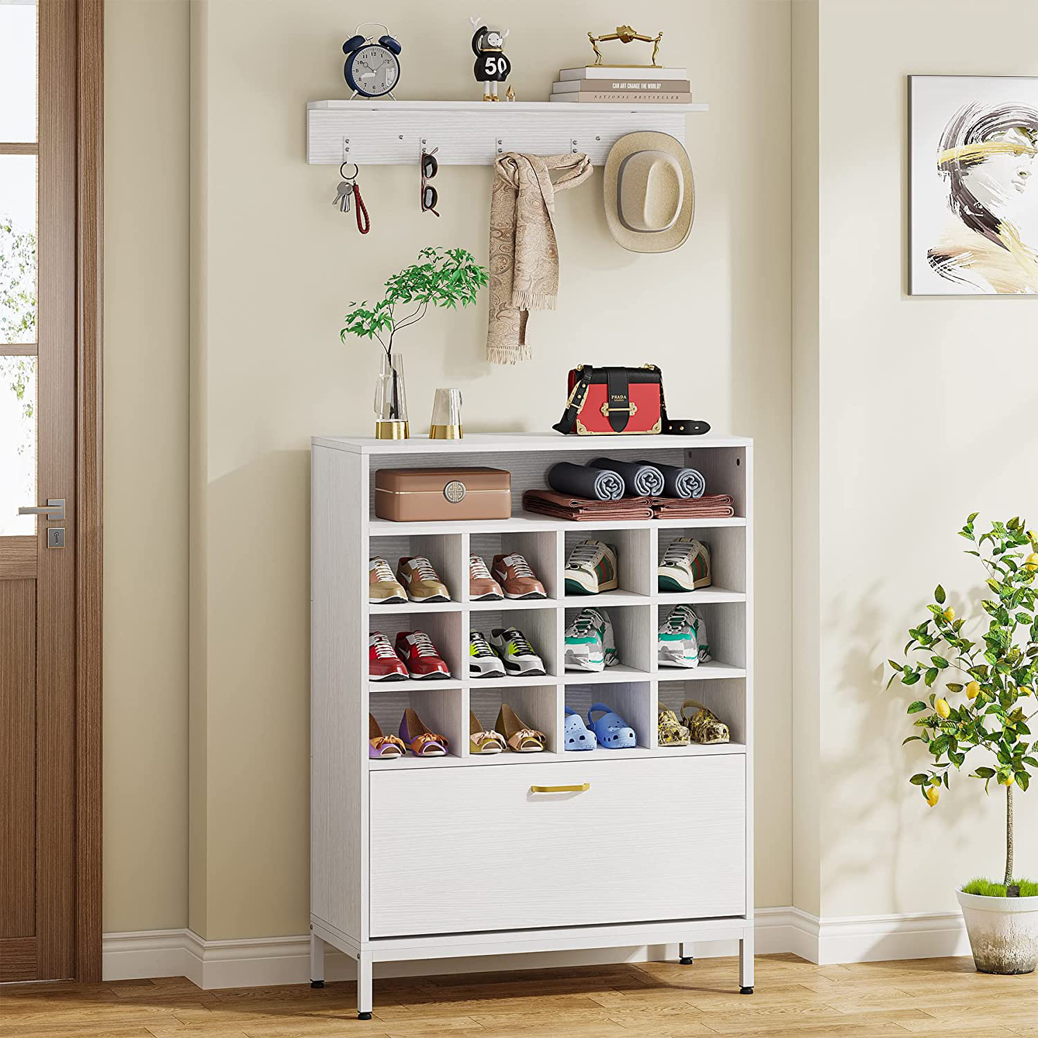 https://assets.wfcdn.com/im/79213395/compr-r85/2362/236212155/18-pairs-shoe-cabinet-with-cubbies-and-coat-rack.jpg