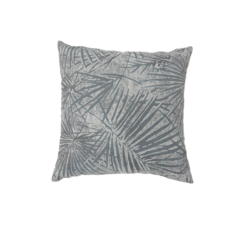 Housse de coussin carré et insert, H 22 po x l 22 po, Brun