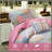 Vibrant 3-piece Quilt Bedding Sets, Multicolor Polyester, Patchwork Style For All Seasons
