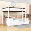 Lit superposé à 3 tiroirs en bois avec lit gigogne simple, bureau et station de charge-1982227624-1982227627