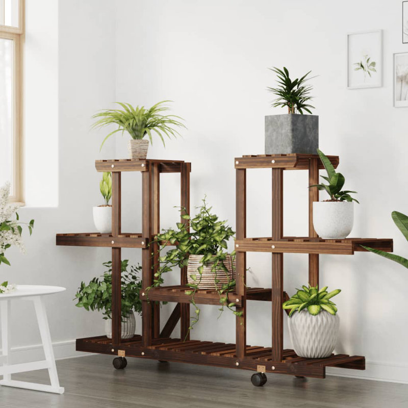 Morison Wood Plant Stand, Brown