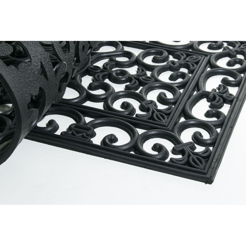 Needville Non-Slip Doormat, Rectangle 18" x 47"
