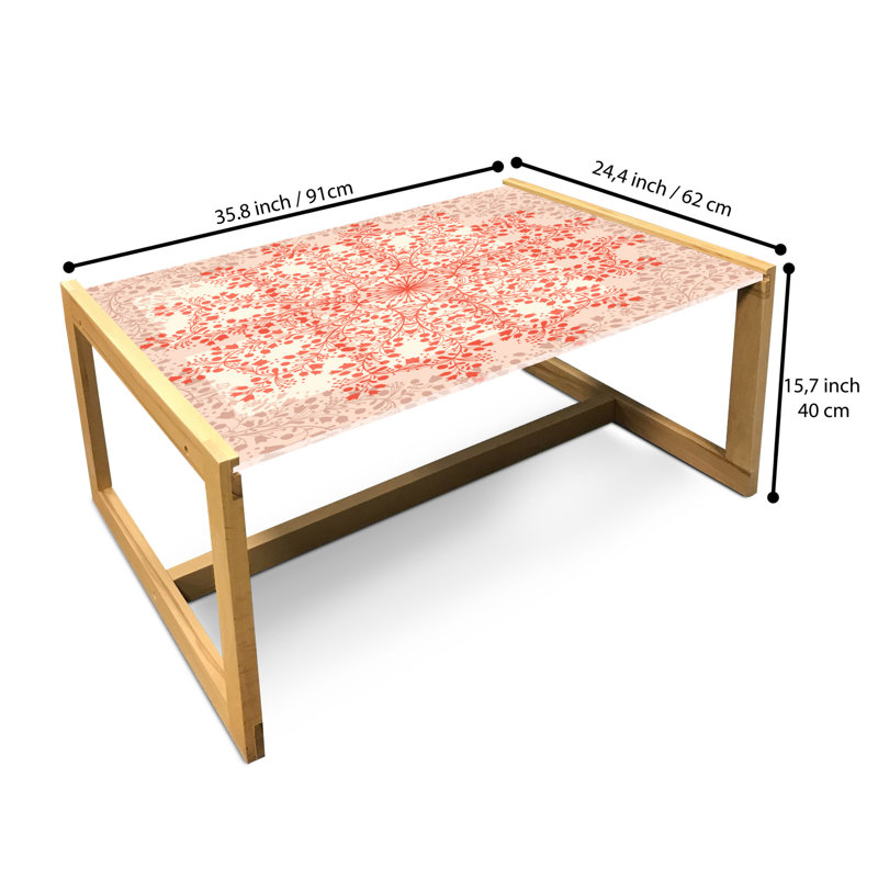 Jahiya Sled Coffee Table, 90cm H x 62cm W x 40cm D