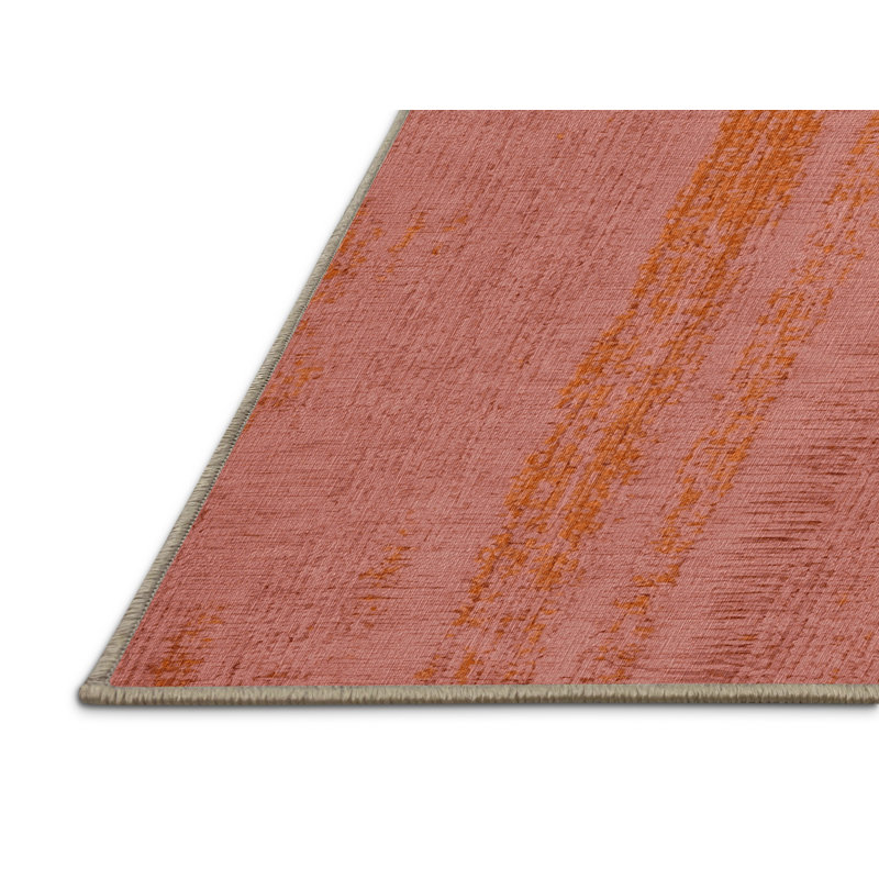 Tapis abstrait lavable à la machine, Rectangulaire 2 pi x 3 pi