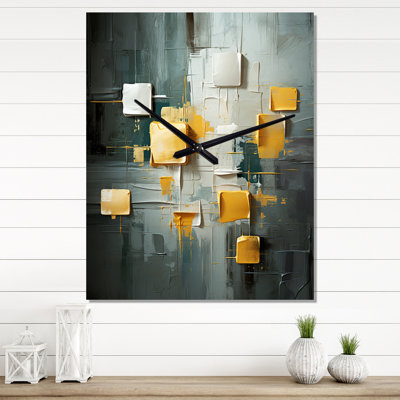 Perrone - Abstract Painting Wall Clock Oversized