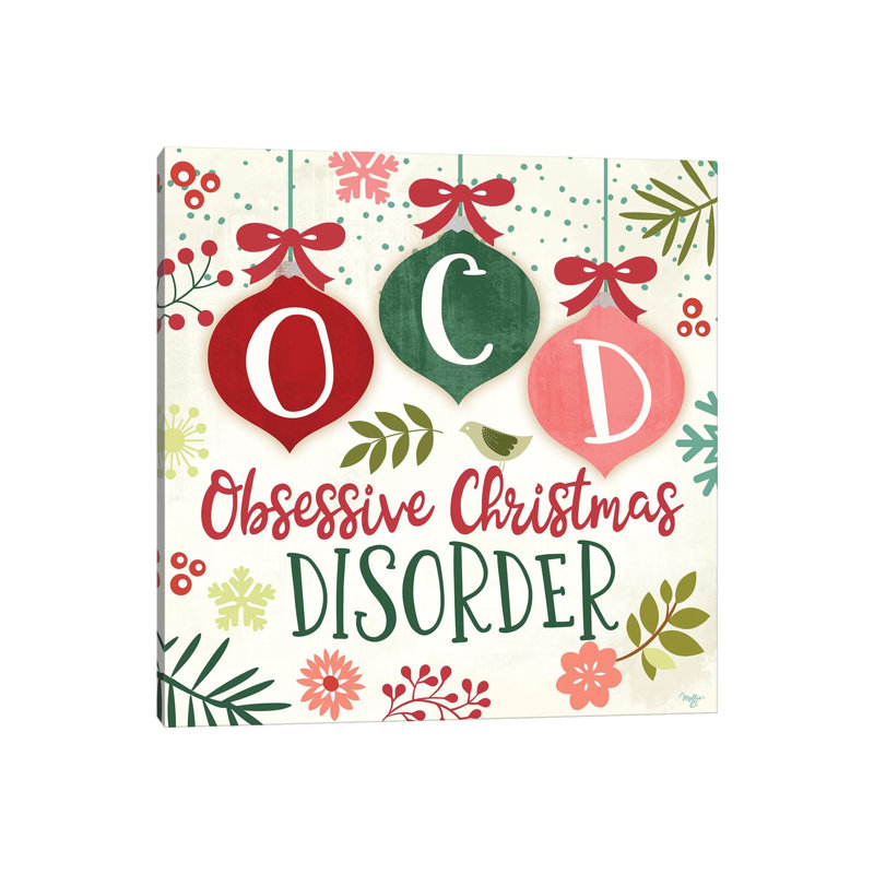 OCD by Mollie B. - Wrapped Canvas Print, 45.72 cm H x 45.72 cm W x 1.91 cm D
