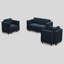 Ensemble de salon modulaire rembourré Elda-122004044