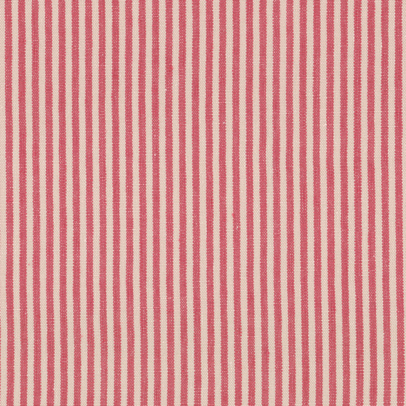 RHUBARB STRIPE Heavy Linen