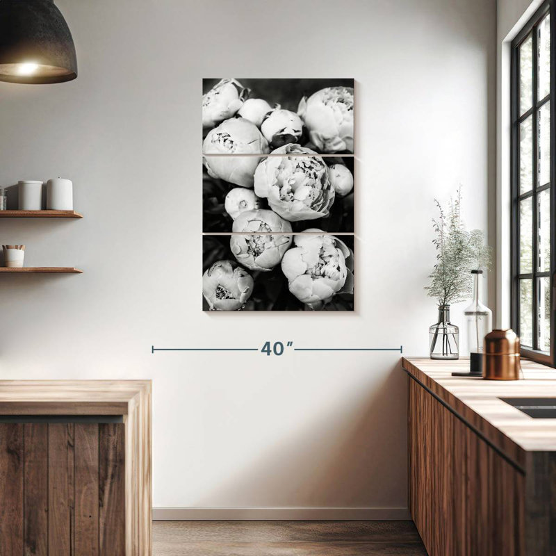 Harnek Peonies II, 38" H x 24" W