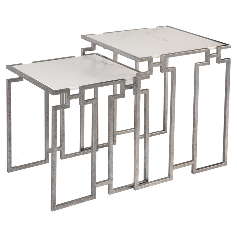 Bosphorus Stone Top Nesting Tables